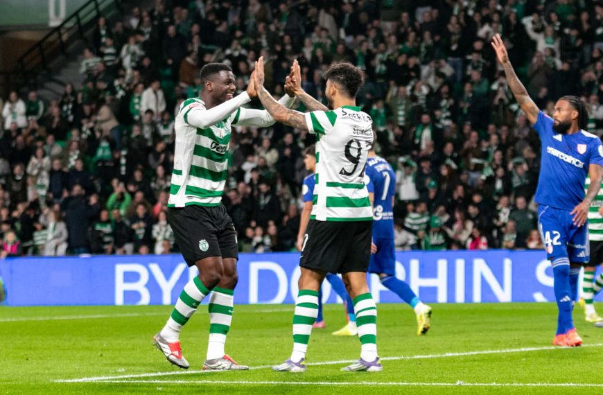 Sporting arrasa AVS SAD em Alvalade com vitória por 6–0