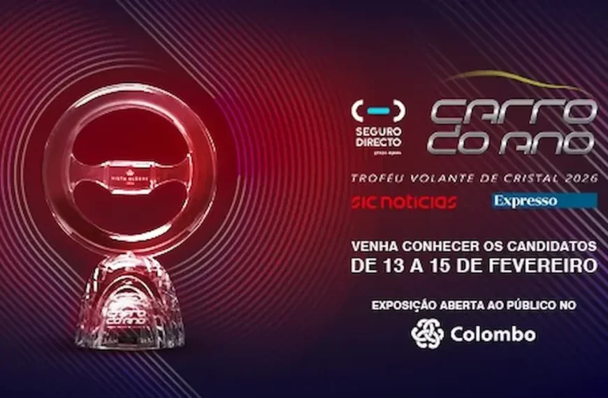Candidatos ao Seguro Directo Carro do Ano 2026 em exposição no Centro Colombo, em Lisboa