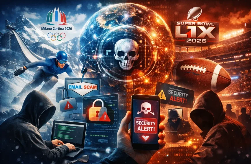 Ciberameaças sobem com Olímpicos 2026 e Super Bowl