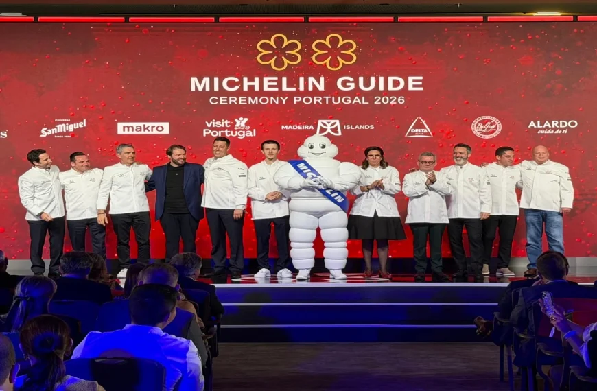 Chefs distinguidos na cerimónia do Guia MICHELIN Portugal 2026 realizada na Madeira