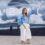 Leonor Belo na antestreia da série Azul em Lisboa na Fundação Champalimaud