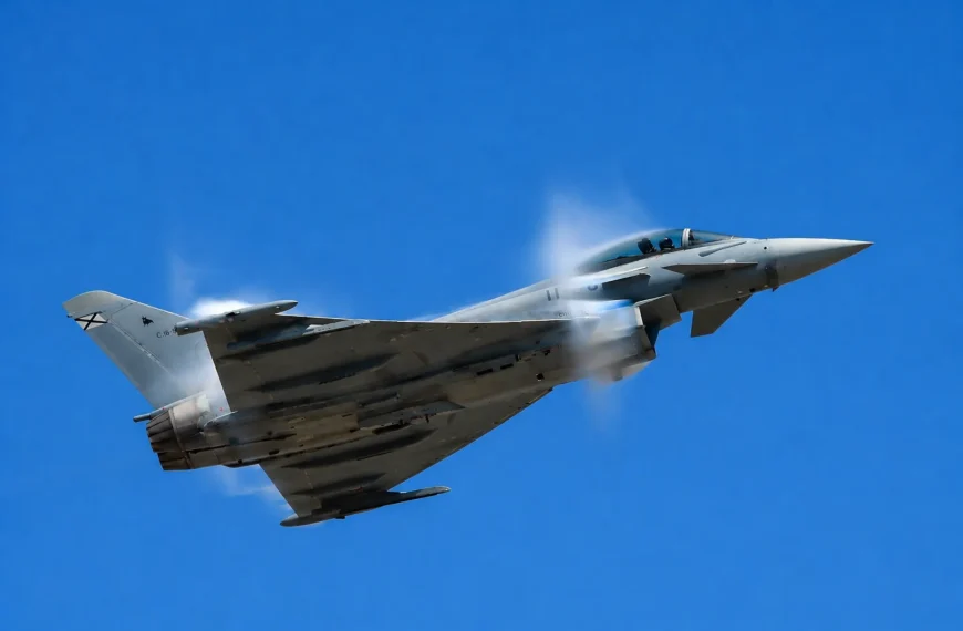 efeito de condensação em caça f16 durante voo supersónico