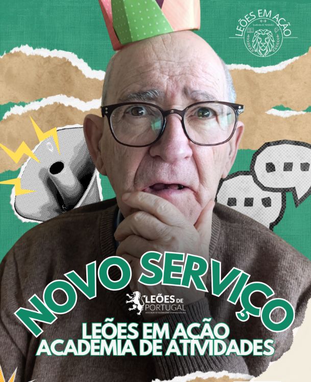 Leões em Ação academia de atividades sénior Lumiar envelhecimento ativo