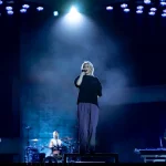 Linkin Park atuam no Palco Mundo durante o segundo dia do Rock in Rio Lisboa 2026.