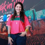 Roberta Medina, CEO do Rock in Rio, durante a apresentação do Rock in Rio Lisboa 2026, a menos de 10 dias da abertura de portas.