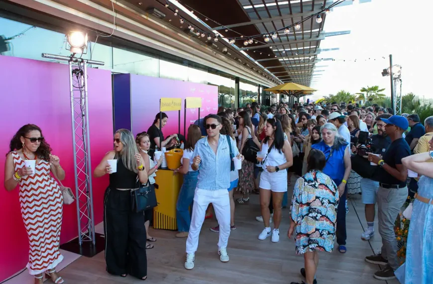 Convidados participam no evento de warm up do Rock in Rio Lisboa no Gourmet Experience do El Corte Inglés.