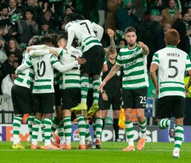 Sporting vence o Club Brugge por 3–0 em Alvalade